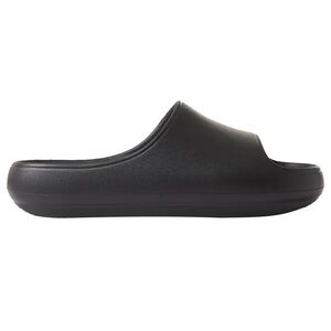 32 Degree Cool Black Cushioned Slide Sandals L